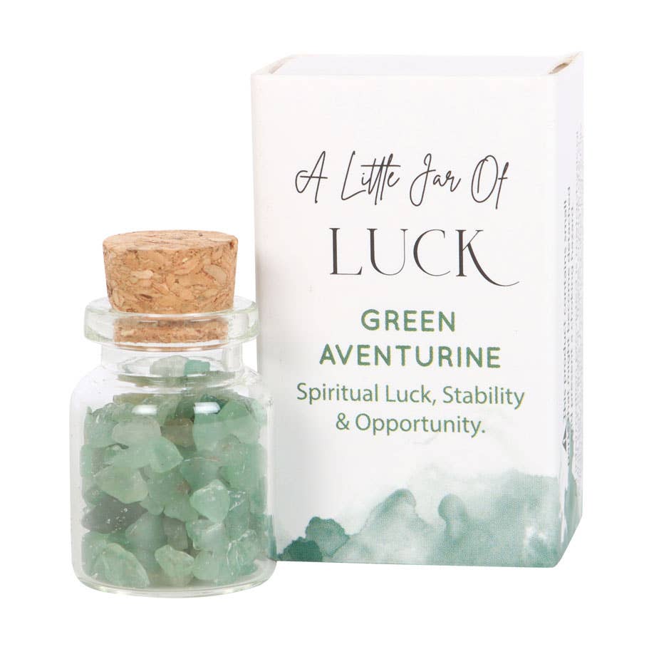 Green Aventurine Luck Jar of Crystals