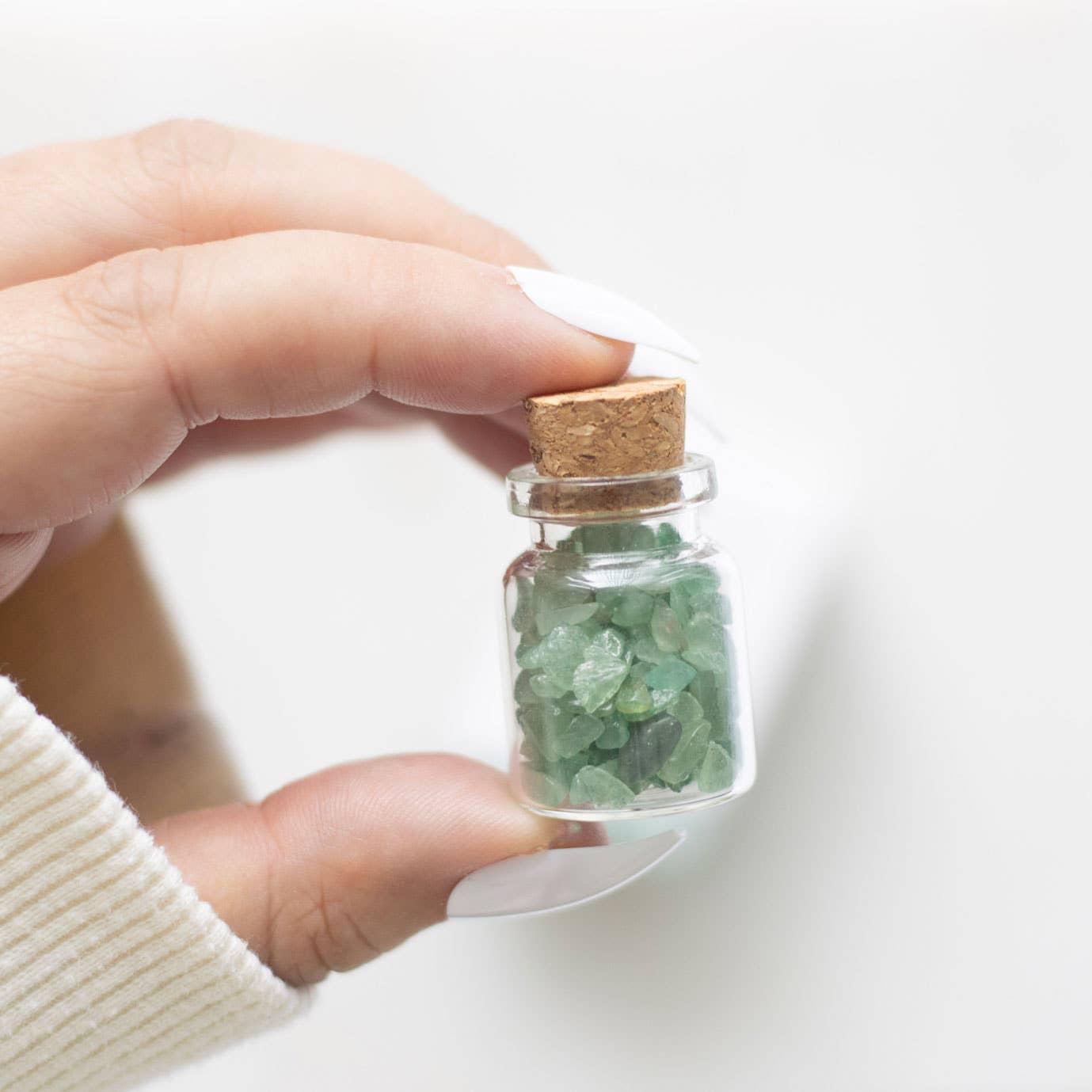 Green Aventurine Luck Jar of Crystals