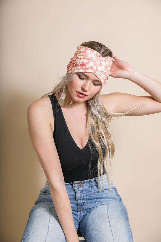 Floral Twist Headband