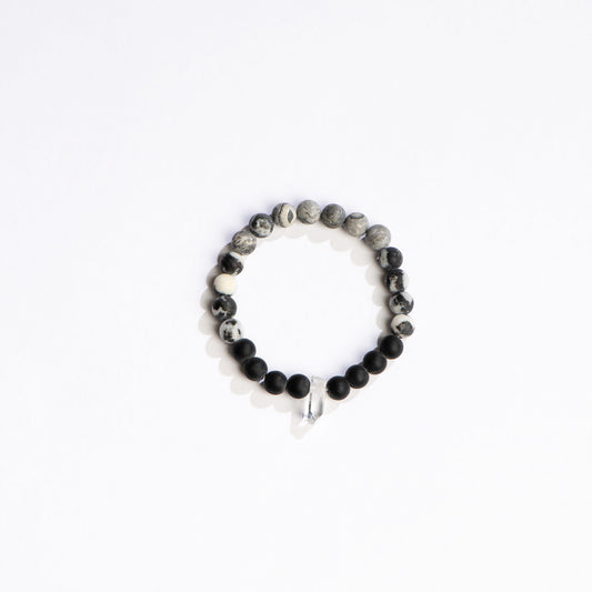 Guidance + Strength Crystal Bead Bracelet