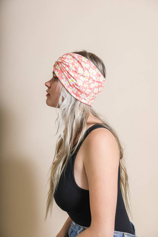Floral Twist Headband