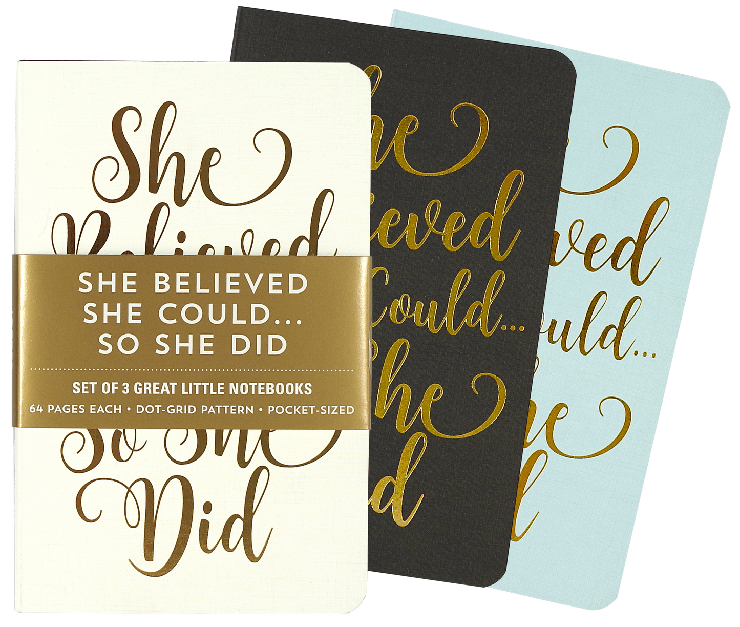 Jotter Mini Notebooks: She Believed She Could
