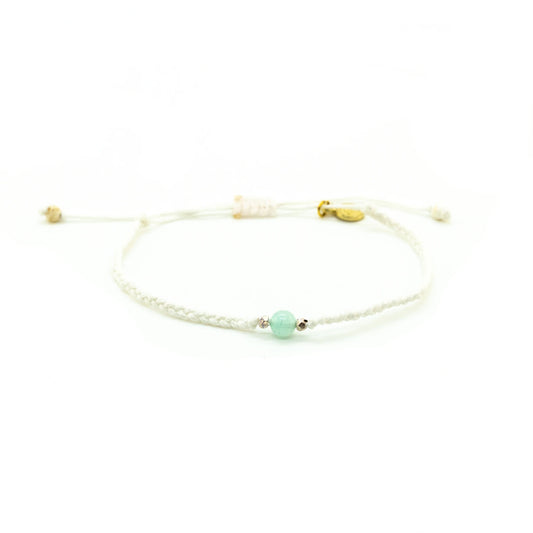 Amazonite Braided Stone Bracelet