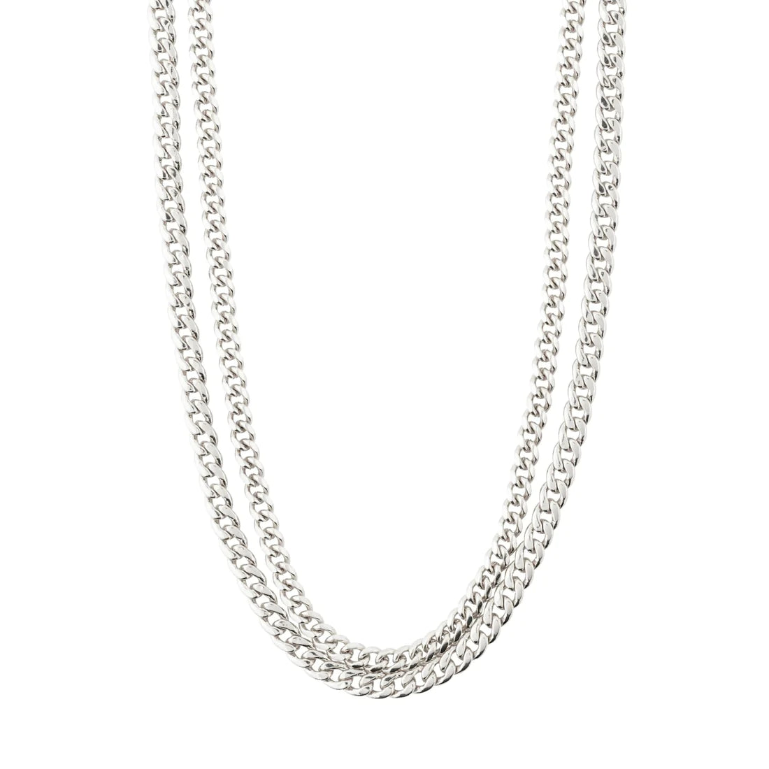 Blossom Recycled 2-in-1 Curb Chain Necklace