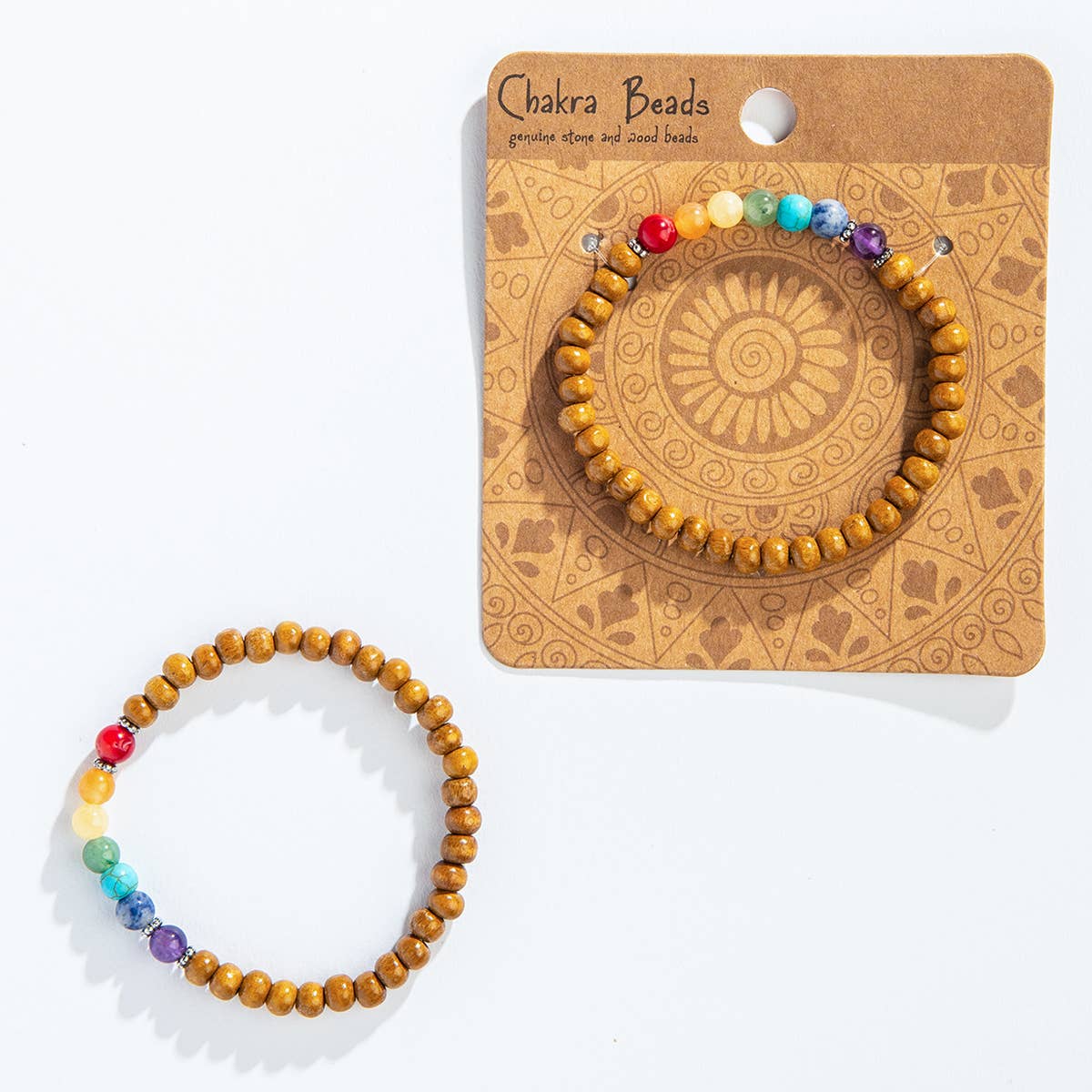Chakra Stone & Wood Bracelets