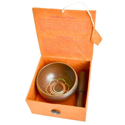 Sacral Chakra Singing Bowl Set