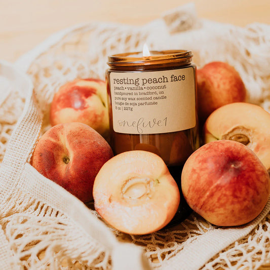 Resting Peach Face Soy Candle