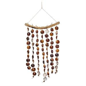 Large 7 Strand Shell Chime-Brown