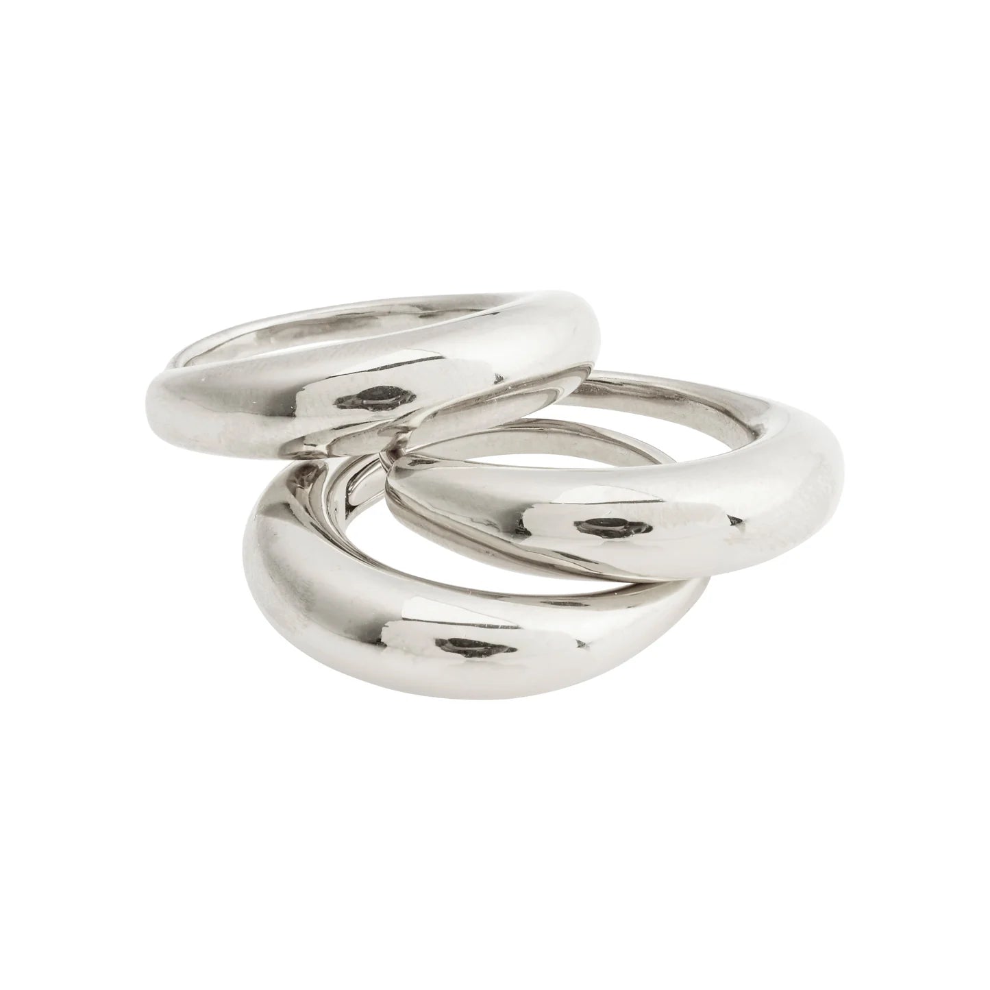 Be Stack Ring Set-Silver
