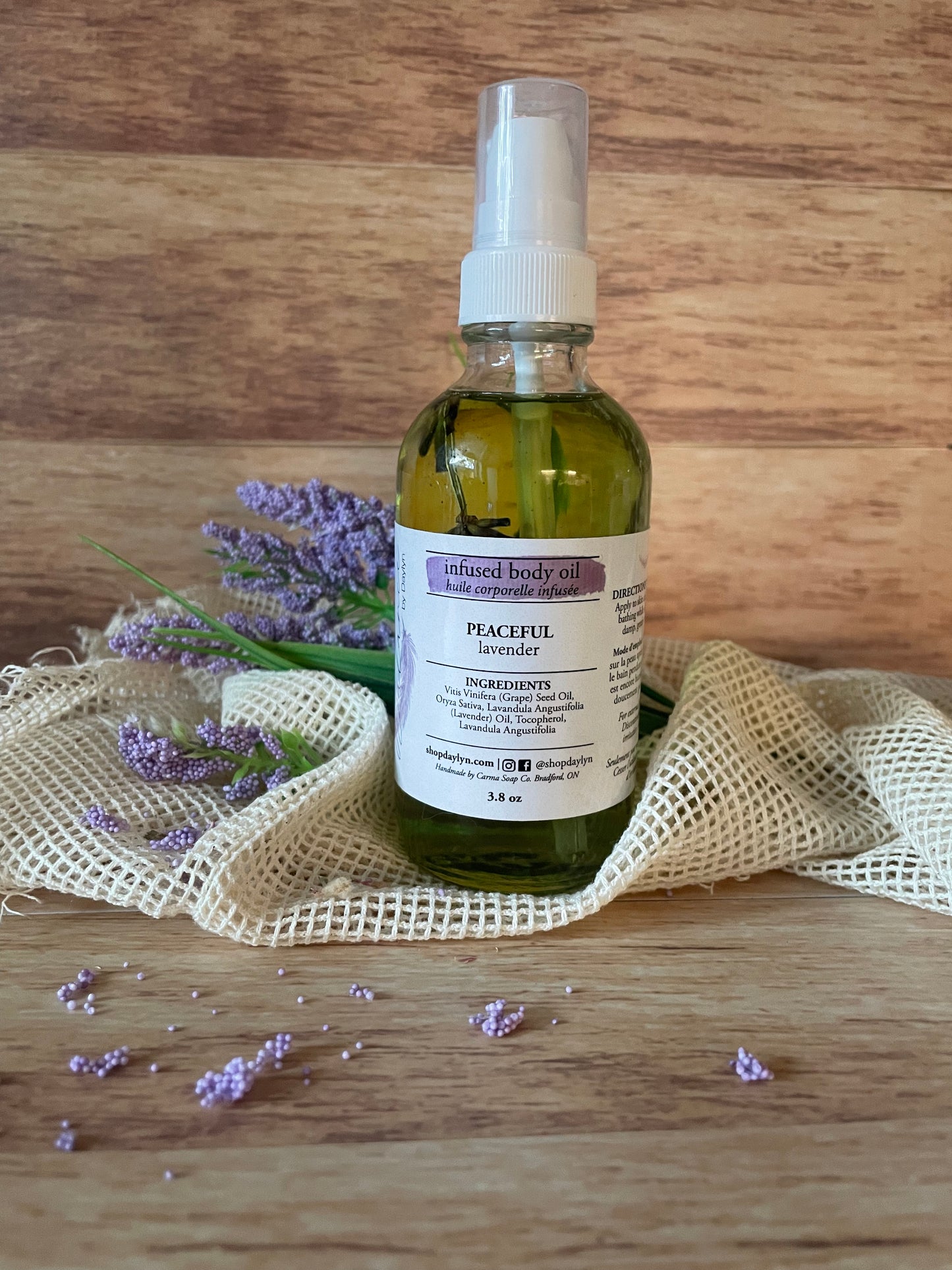 Peaceful Lavender Infused Body Oil