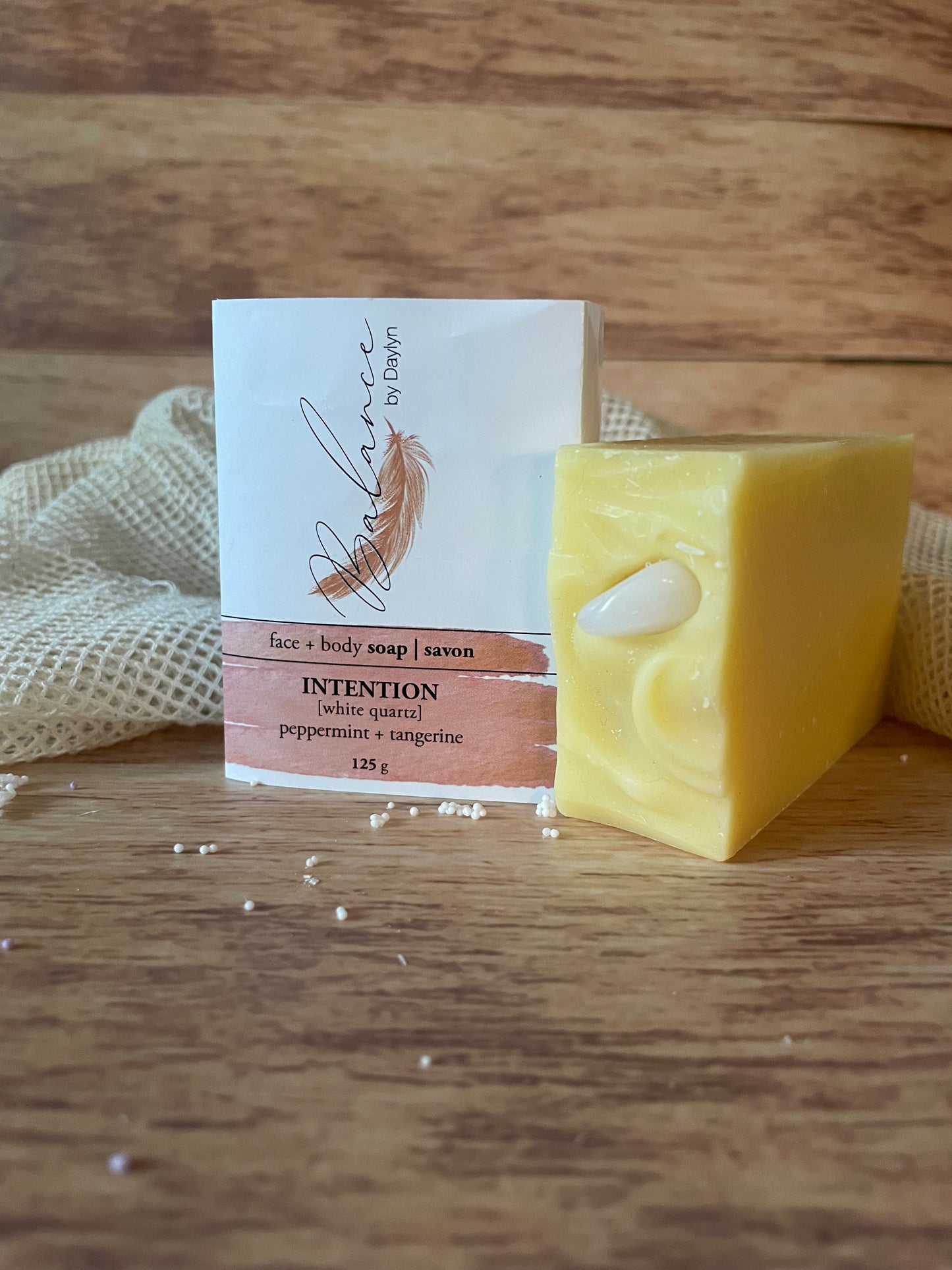 intention face and body bar soap designed to help you set your intentions right, keep you focused and balanced. balance by daylyn newmarket, ontario.