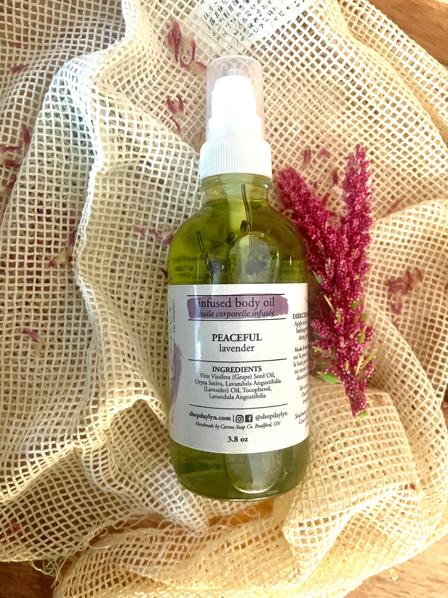 Peaceful Lavender Infused Body Oil