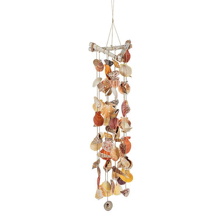 Large Multi Colour Triangel Shell Chime