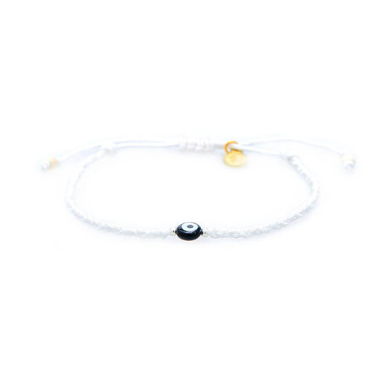 Power + Prosperity Evil Eye Braided Bracelet
