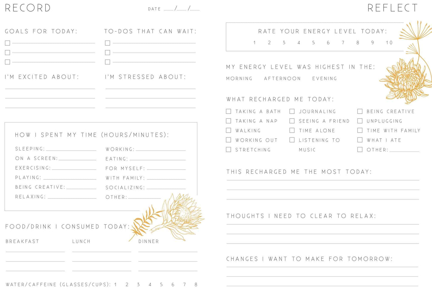 Recharge Journal