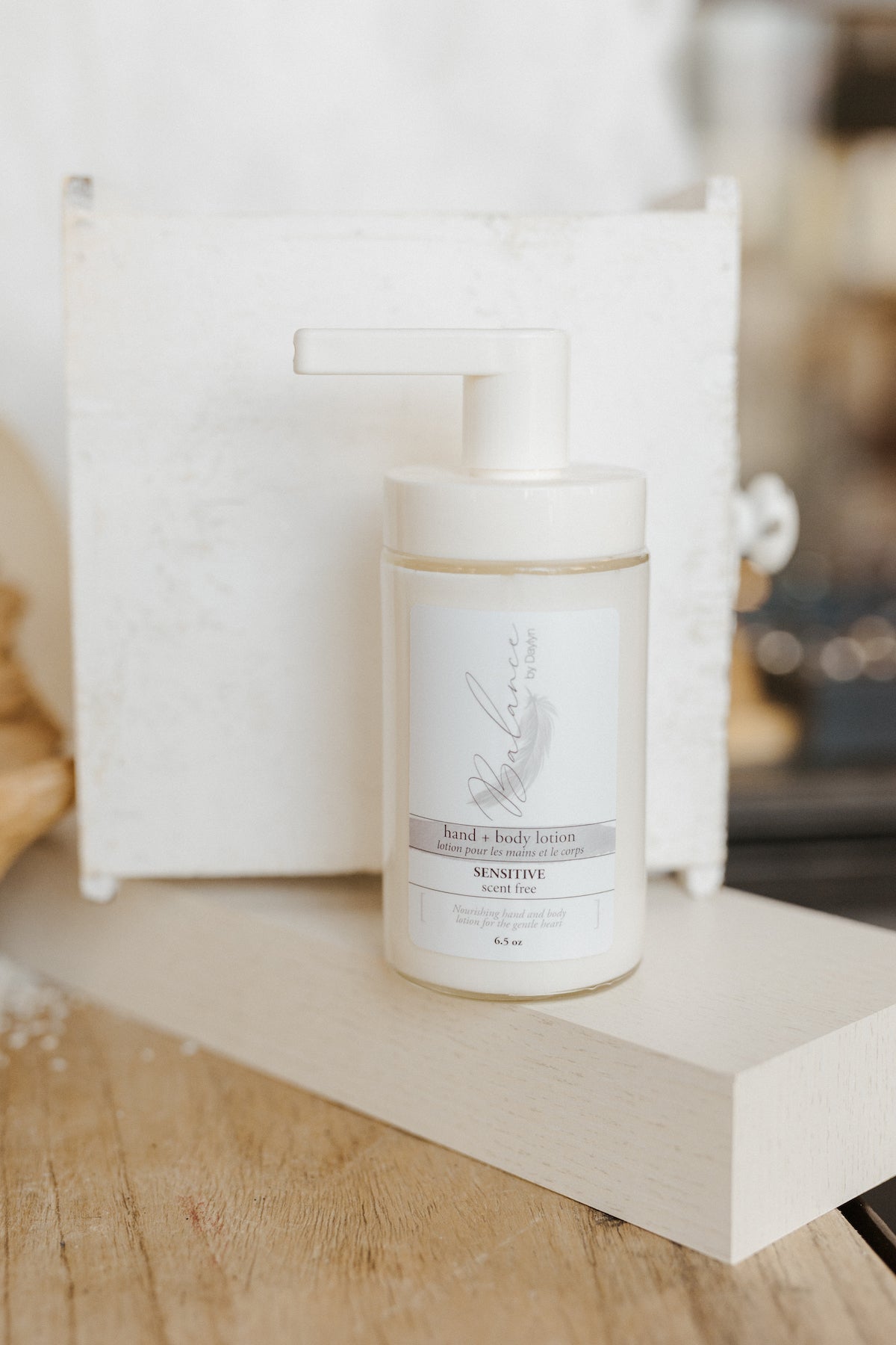 fragrance free hand and body lotion made naturally by balance by daylyn